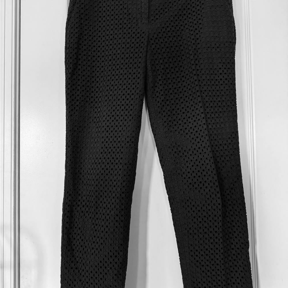Talbots Women’s Black Eyelet Pants